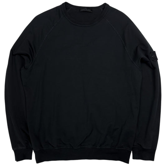 S/S 21 Stone Island Ghost Crewneck Sweater - Black