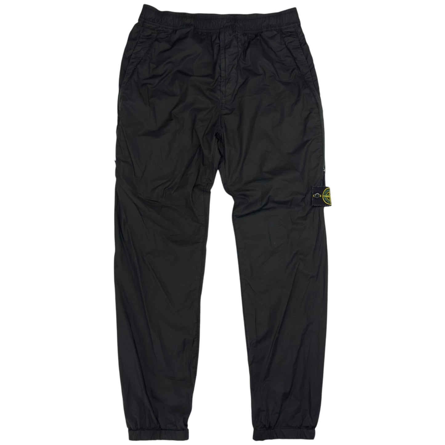 S/S 23 Stone Island Tela Parachute Cargo Trousers 30 RE-T - Black