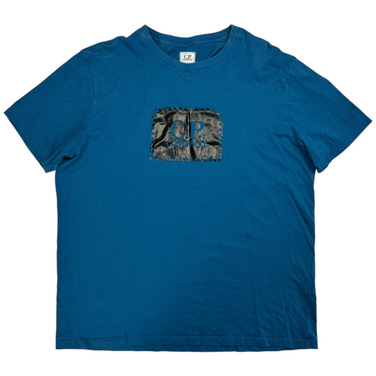 C.P. Company Big Stitch Logo T-Shirt - Blue
