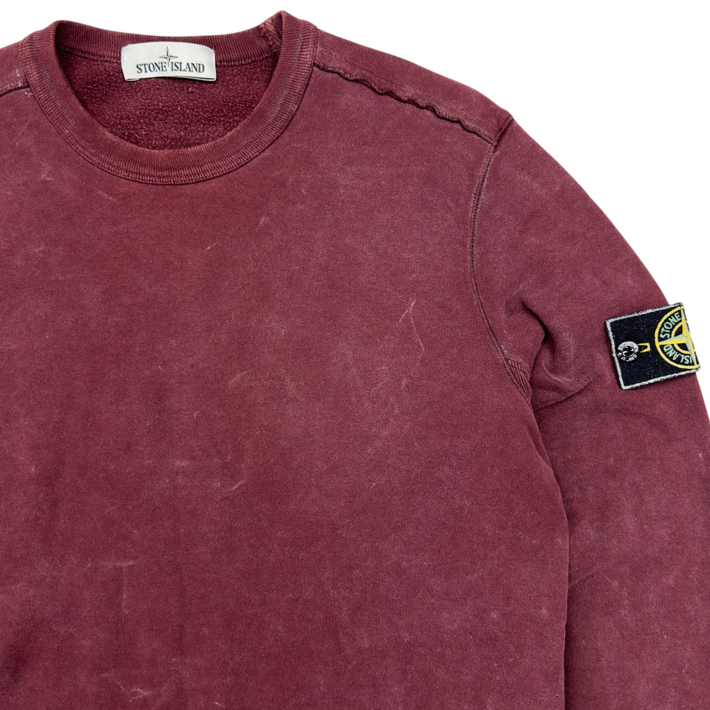 A/W 17 Stone Island Frost Crewneck Sweater - Burgundy