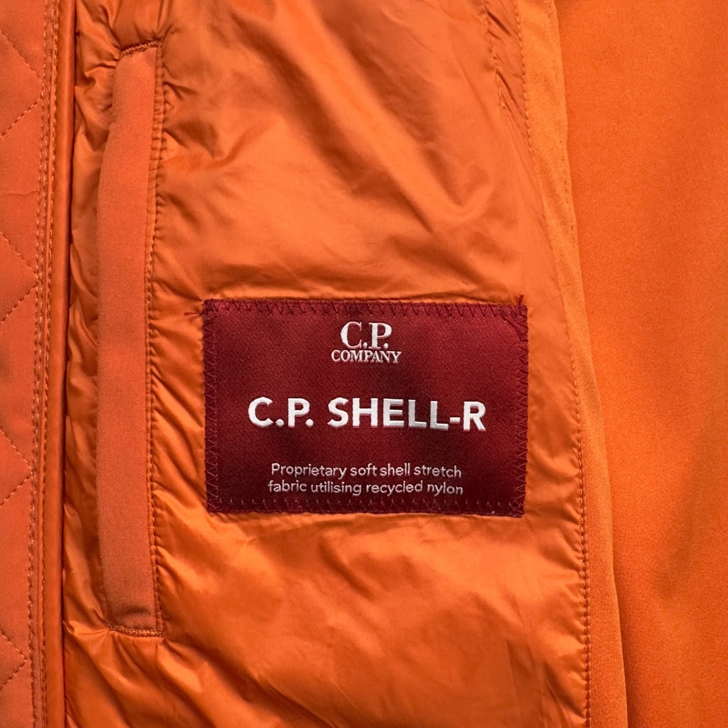 C.P. Company Light Soft Shell Goggle Jacket - Orange