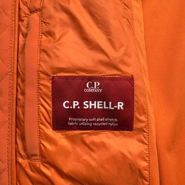 C.P. Company Light Soft Shell Goggle Jacket - Orange