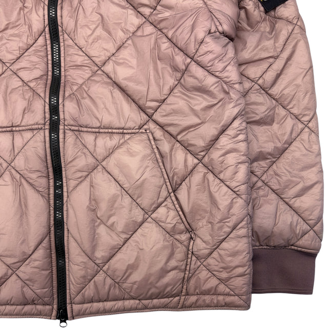 A/W 18 Stone Island Quilted Micro Yarn Bomber Jacket