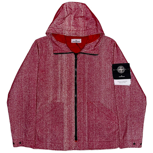 A/W 22 Stone Island Needle Punched Reflective Jacket