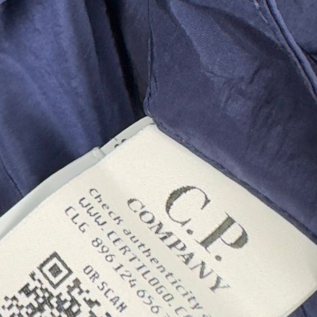 C.P. Company Chrome Nylon Goggle Jacket - Navy