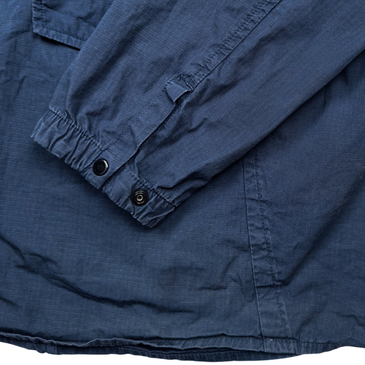 S/S 19 Stone Island Cotton Ripstop Multipocket Overshirt - Navy