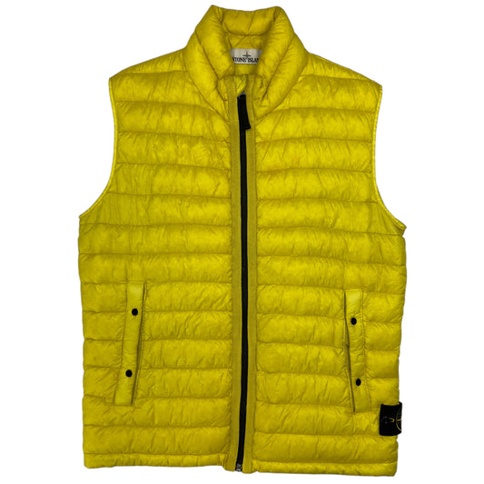 A/W 14 Stone Island Down_26 GR X SQM_N - Ultra Light Down Gilet - Yellow