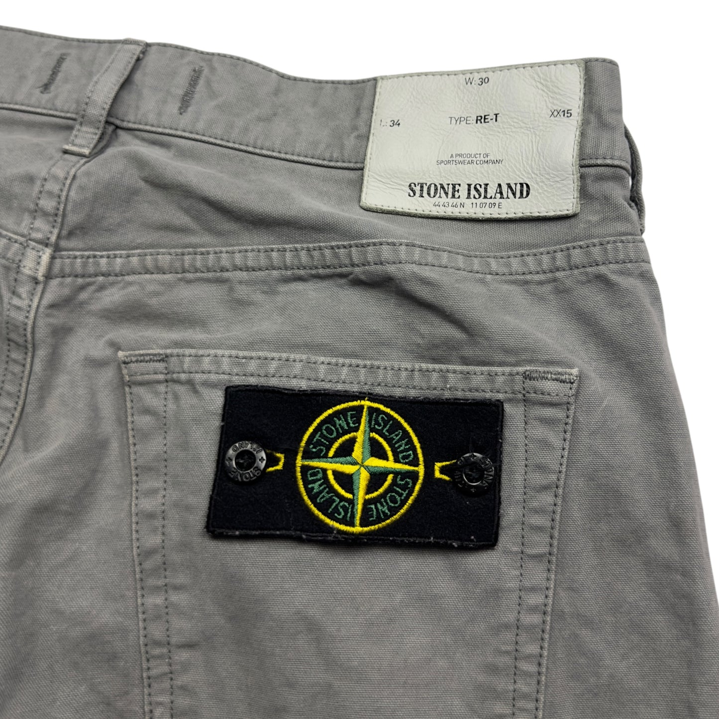 A/W 12 Stone Island RE-T Grey Jeans 30/34