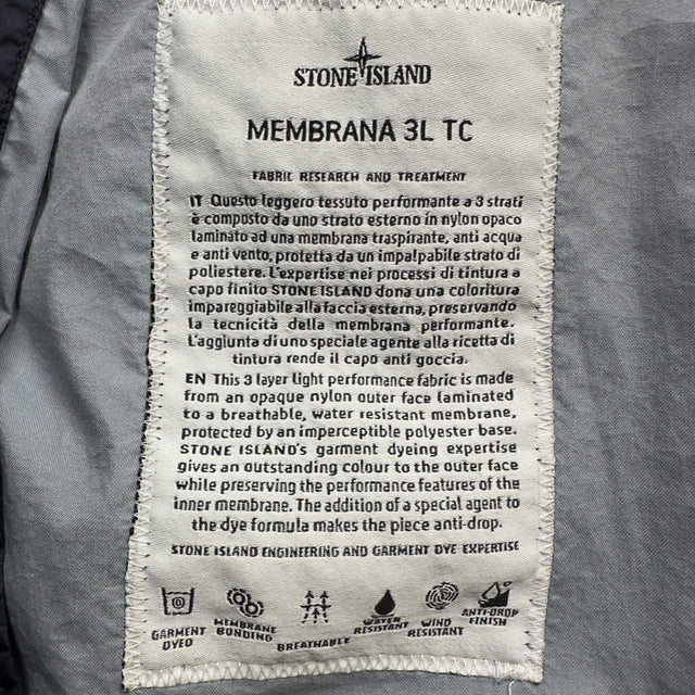 S/S 19 Stone Island Membrana 3L TC Jacket - Navy