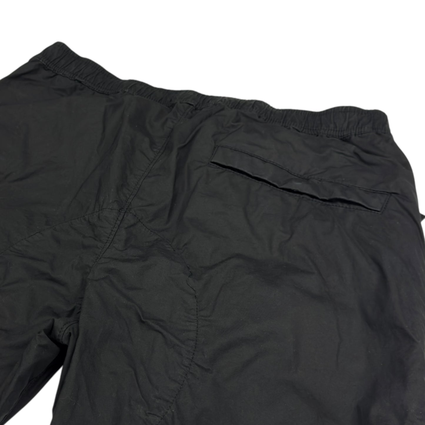 S/S 23 Stone Island Tela Parachute Cargo Trousers 30 RE-T - Black