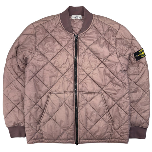 A/W 18 Stone Island Quilted Micro Yarn Bomber Jacket