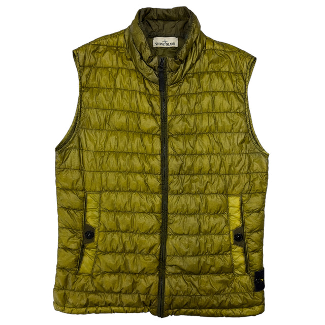 S/S 16 Stone Island Down_26 GR X SQM_N - Ultra Light Down Gilet - Green