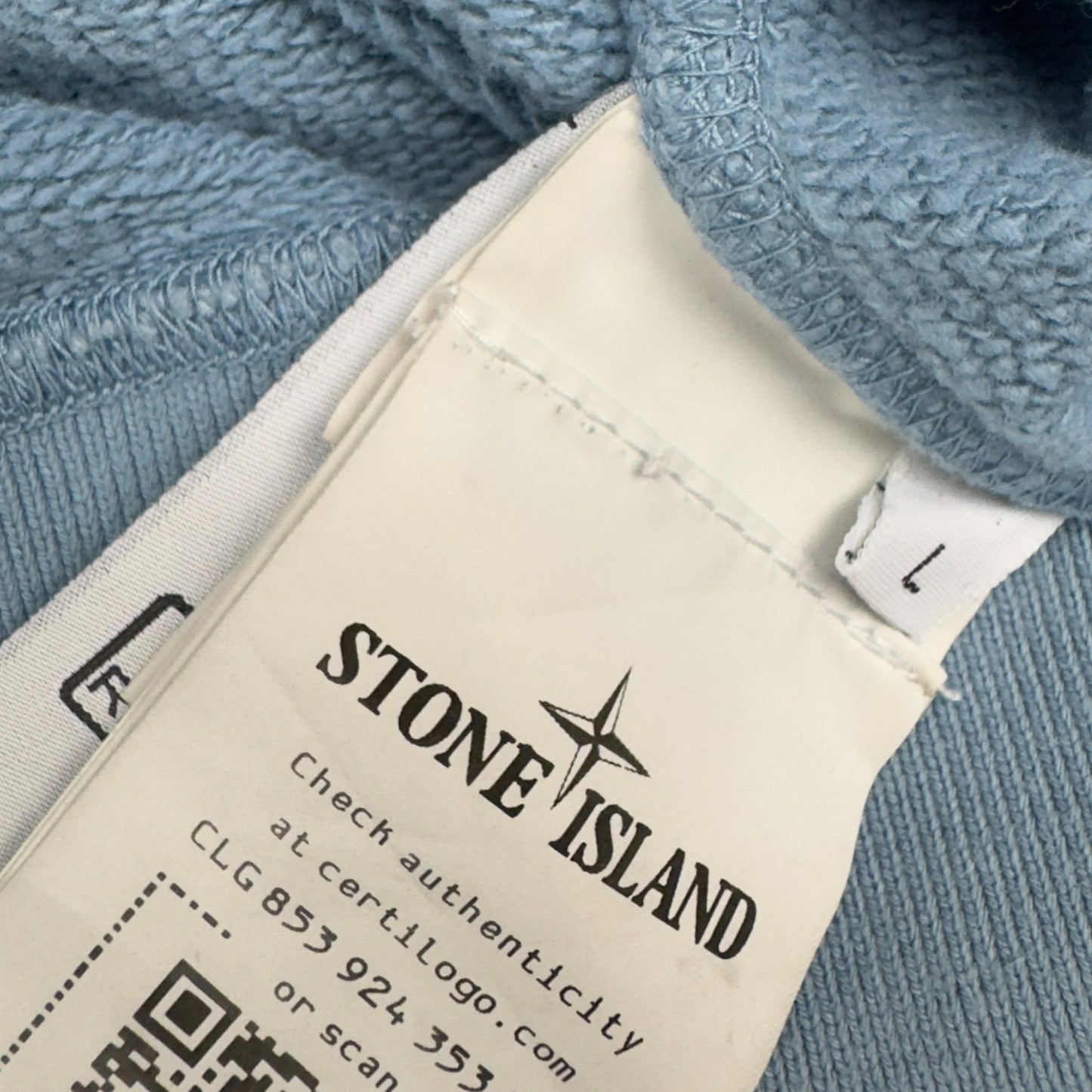 A/W 22 Stone Island Crewneck Sweater - Light Blue