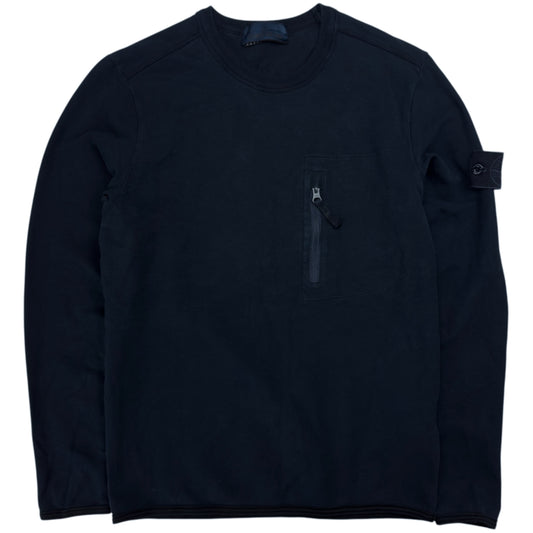 A/W 17 Stone Island Ghost Crewneck Sweater - Navy