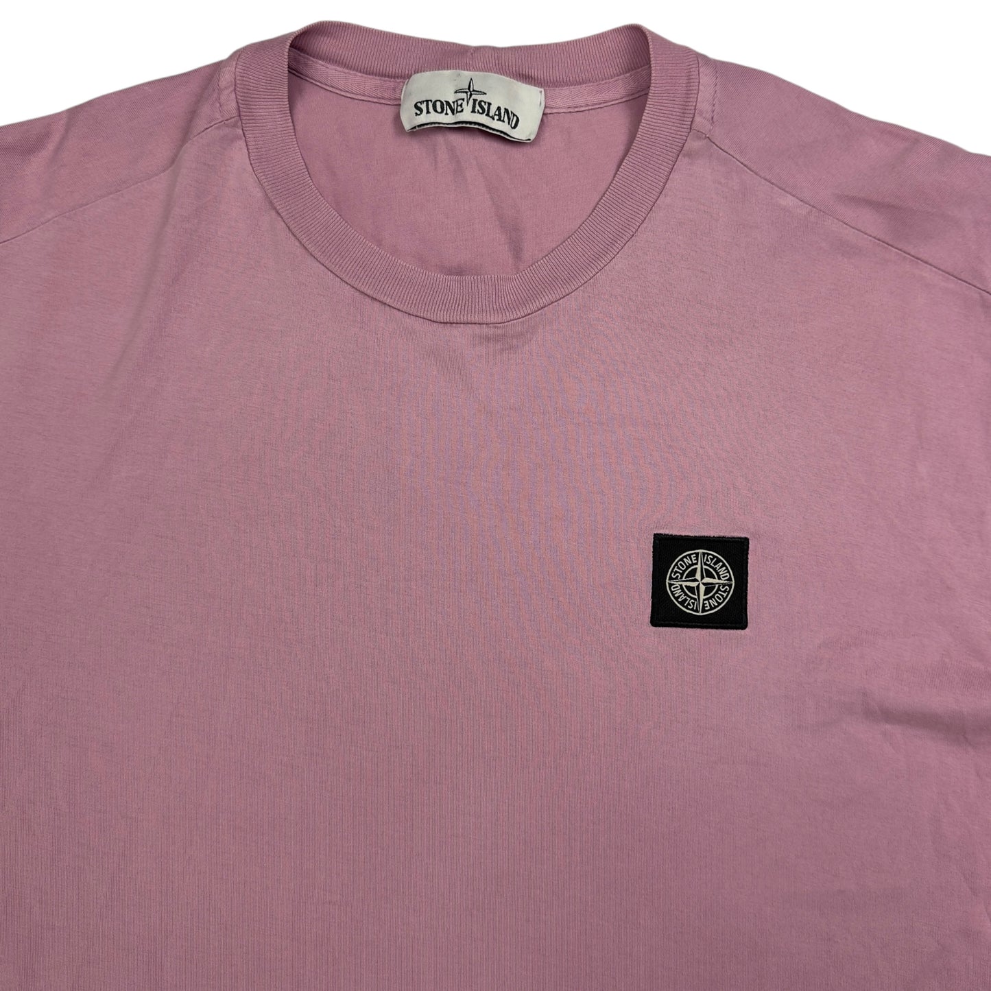 S/S 20 Stone Island Patch T-Shirt - Pink