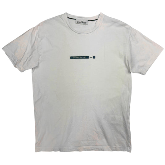 S/S 22 Stone Island Chest Logo T-Shirt - White