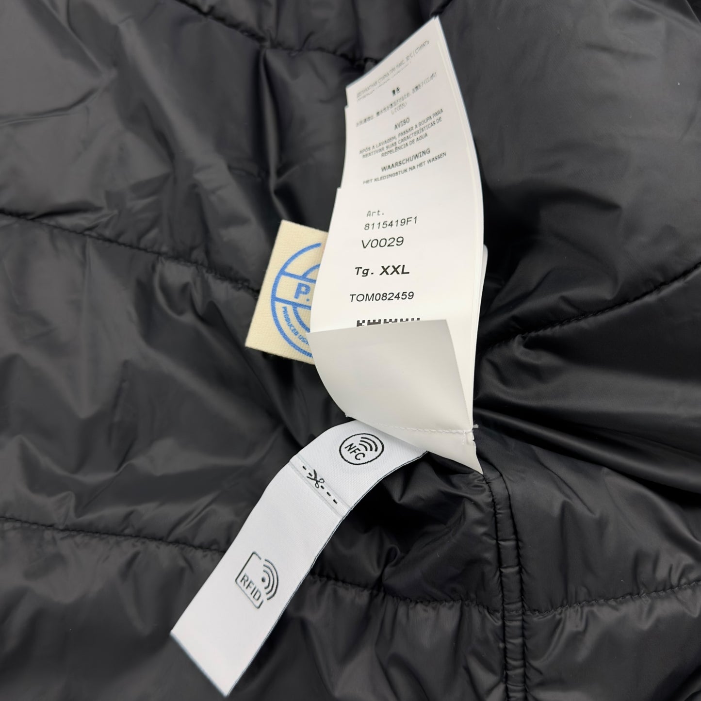 A/W 24 Stone Island Weatherproof Cotton Canvas Ghost Piece with Primaloft Insulation Jacket