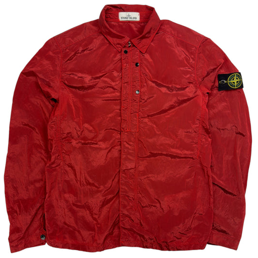 S/S 16 Stone Island Nylon Metal Overshirt - Red