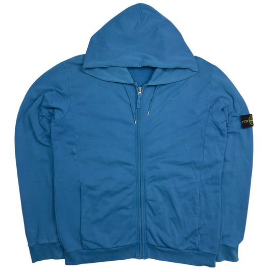 A/W 10 Stone Island Full Zip Hoodie - Blue