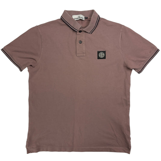 A/W 18 Stone Island Polo Shirt - Dusty Pink