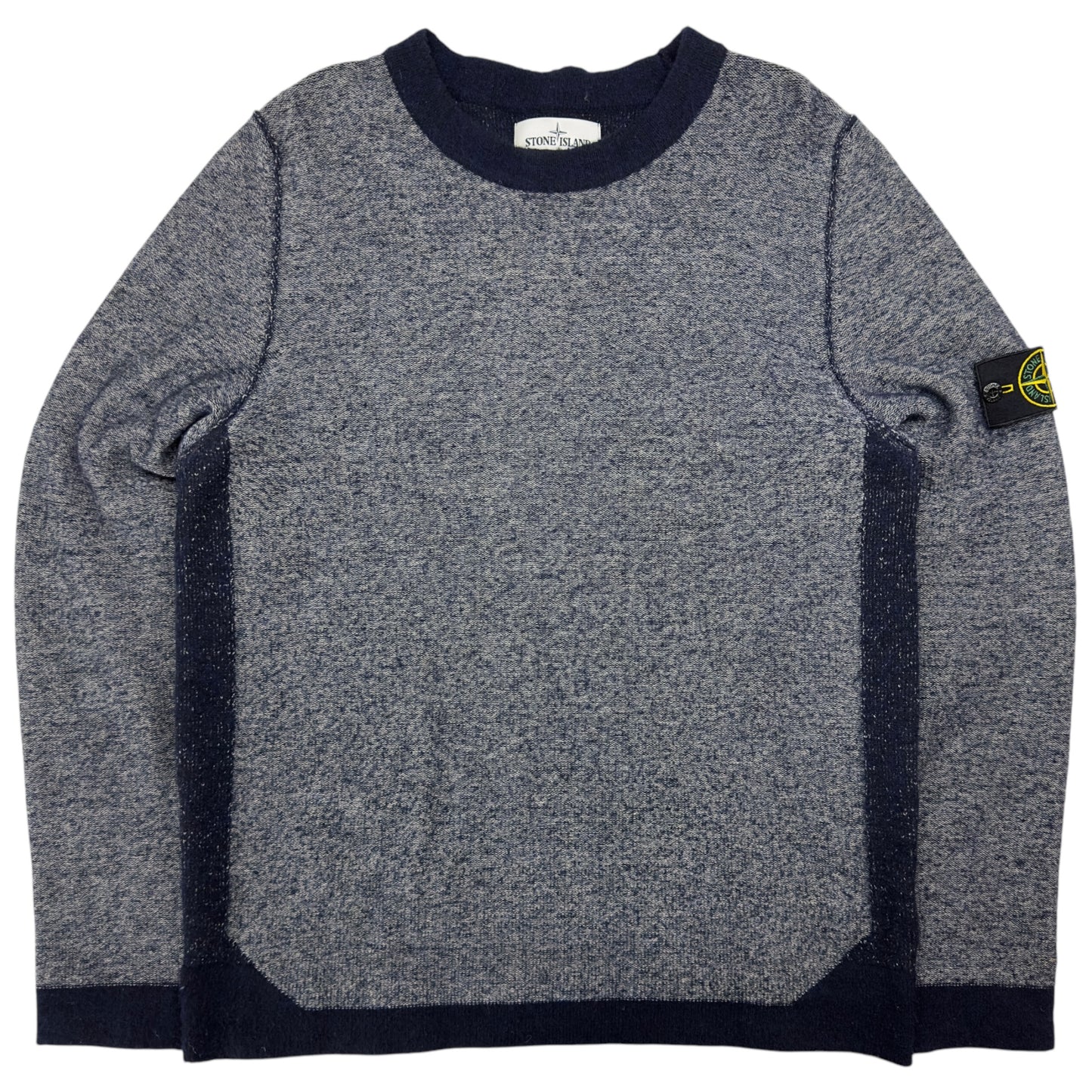 A/W 17 Stone Island Wool Knitted Two Tone Sweater