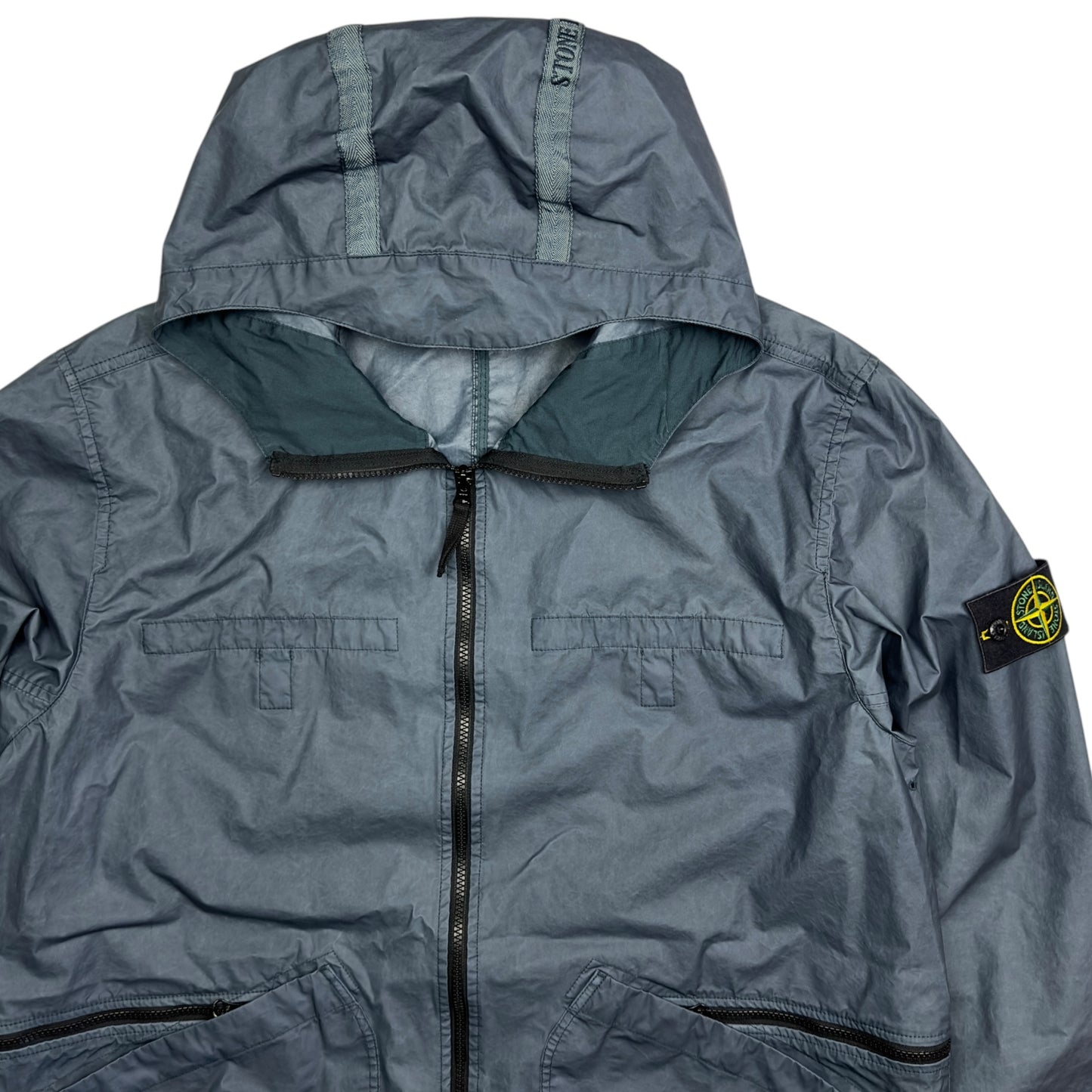 S/S 22 Stone Island Aggressive Gommato Jacket - Blue