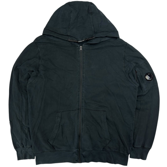 C.P. Company Full Zip Lens Hoodie - Black