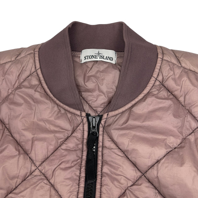 A/W 18 Stone Island Quilted Micro Yarn Bomber Jacket