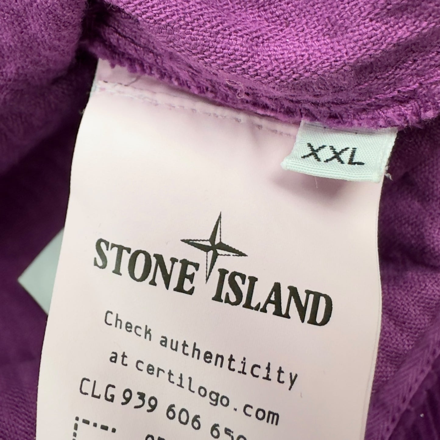 A/W 21 Stone Island Corduroy 2 Pocket Overshirt - Purple