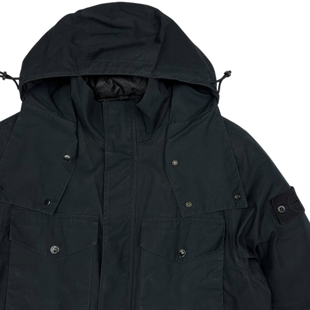 A/W 22 Stone Island O-Ventile Ghost Dutch Rope Down Jacket