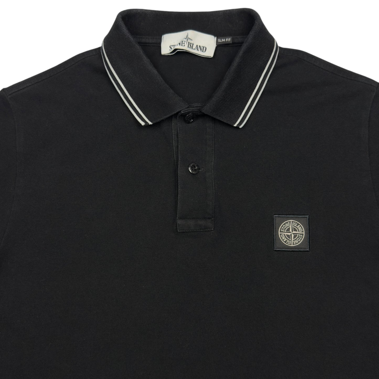 A/W 21 Stone Island Polo Shirt - Black