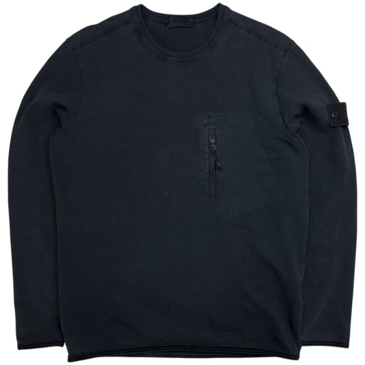 A/W 17 Stone Island Ghost Crewneck Sweater - Navy