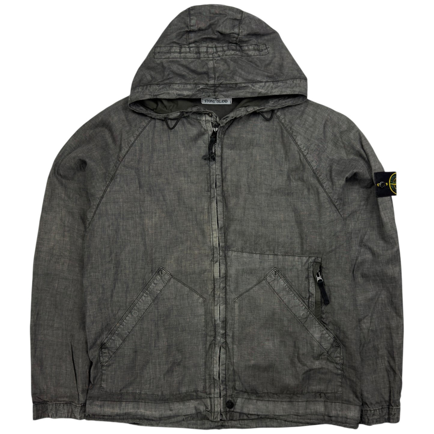 S/S 14 Stone Island Lino Watro Tela Jacket - Grey