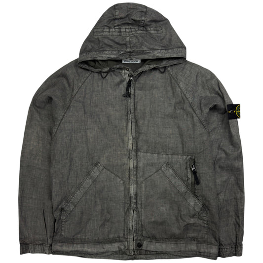 S/S 14 Stone Island Lino Watro Tela Jacket - Grey