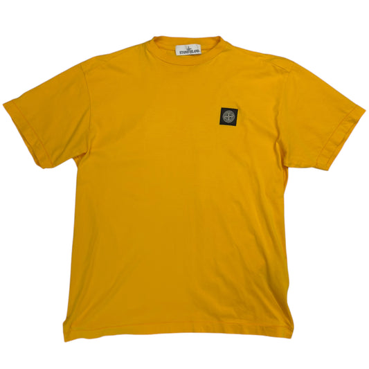S/S 18 Stone Island Patch T-Shirt - Yellow