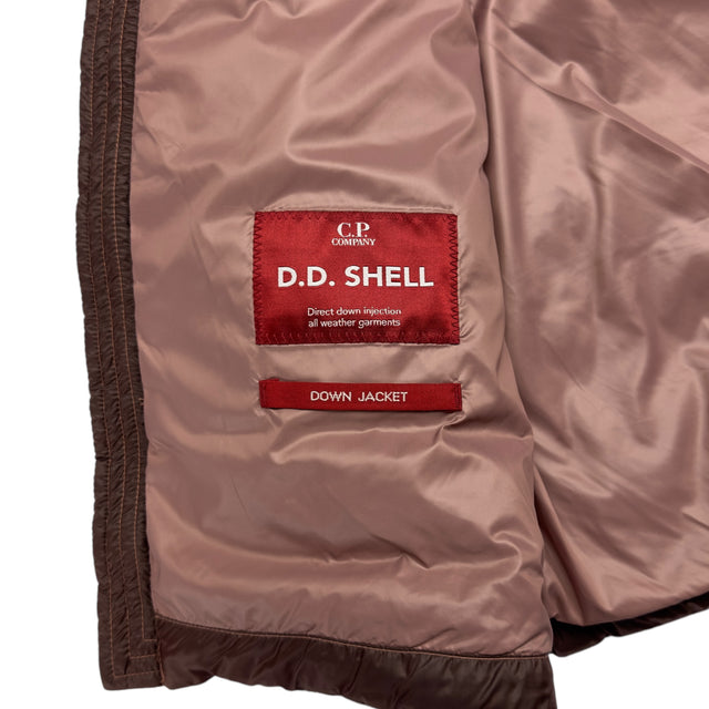 C.P. Company D.D. Shell Down Lens Gilet - Brown