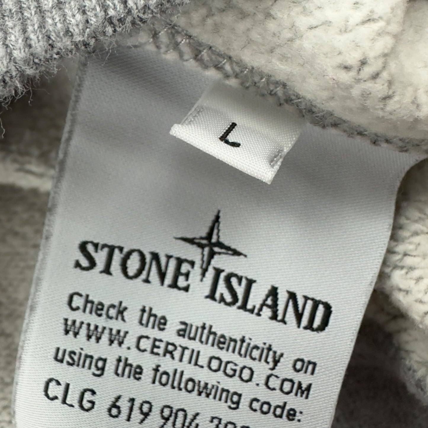 A/W 19 Stone Island Faded Compass Logo Hoodie