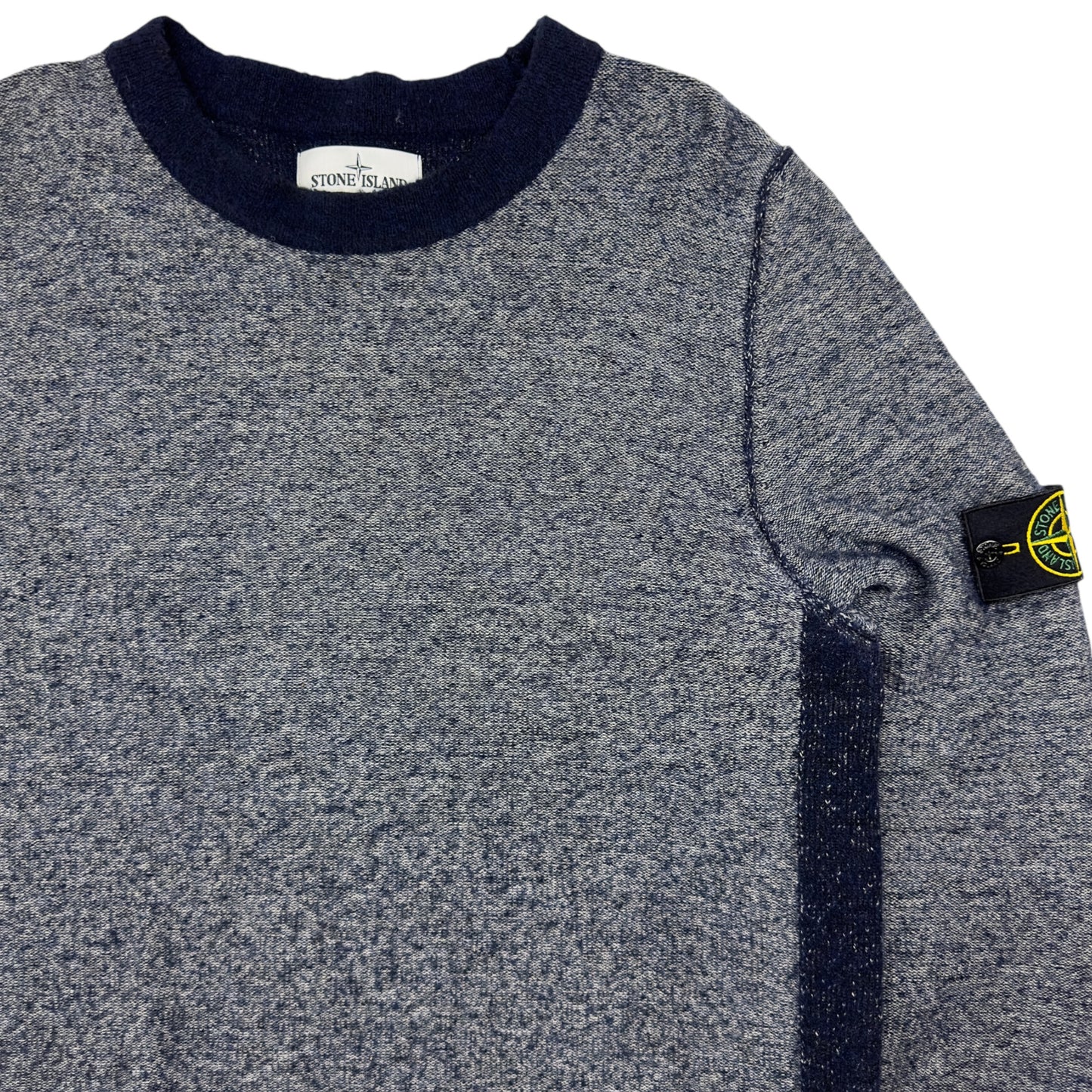 A/W 17 Stone Island Wool Knitted Two Tone Sweater