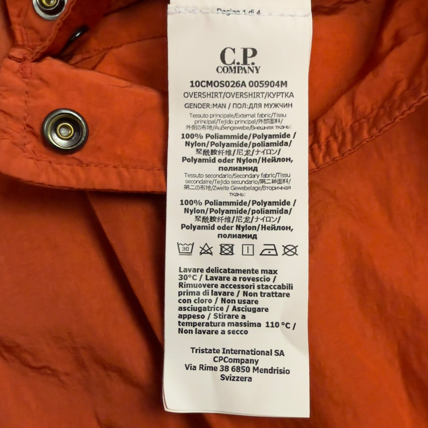 C.P. Company Chrome R Nylon Goggle Jacket