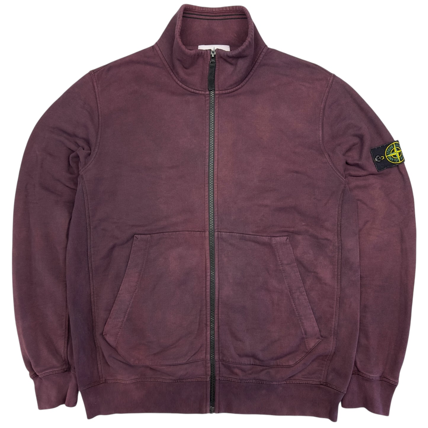 A/W 16 Stone Island Full Zip Sweater - Burgundy