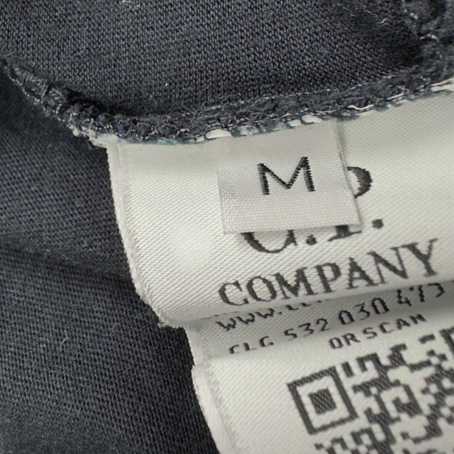 C.P. Company New Patch Big Stitch Logo T-Shirt - Navy