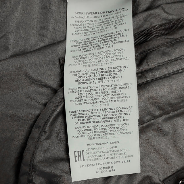 S/S 21 Stone Island Naslan Light Watro Trench Coat - Black