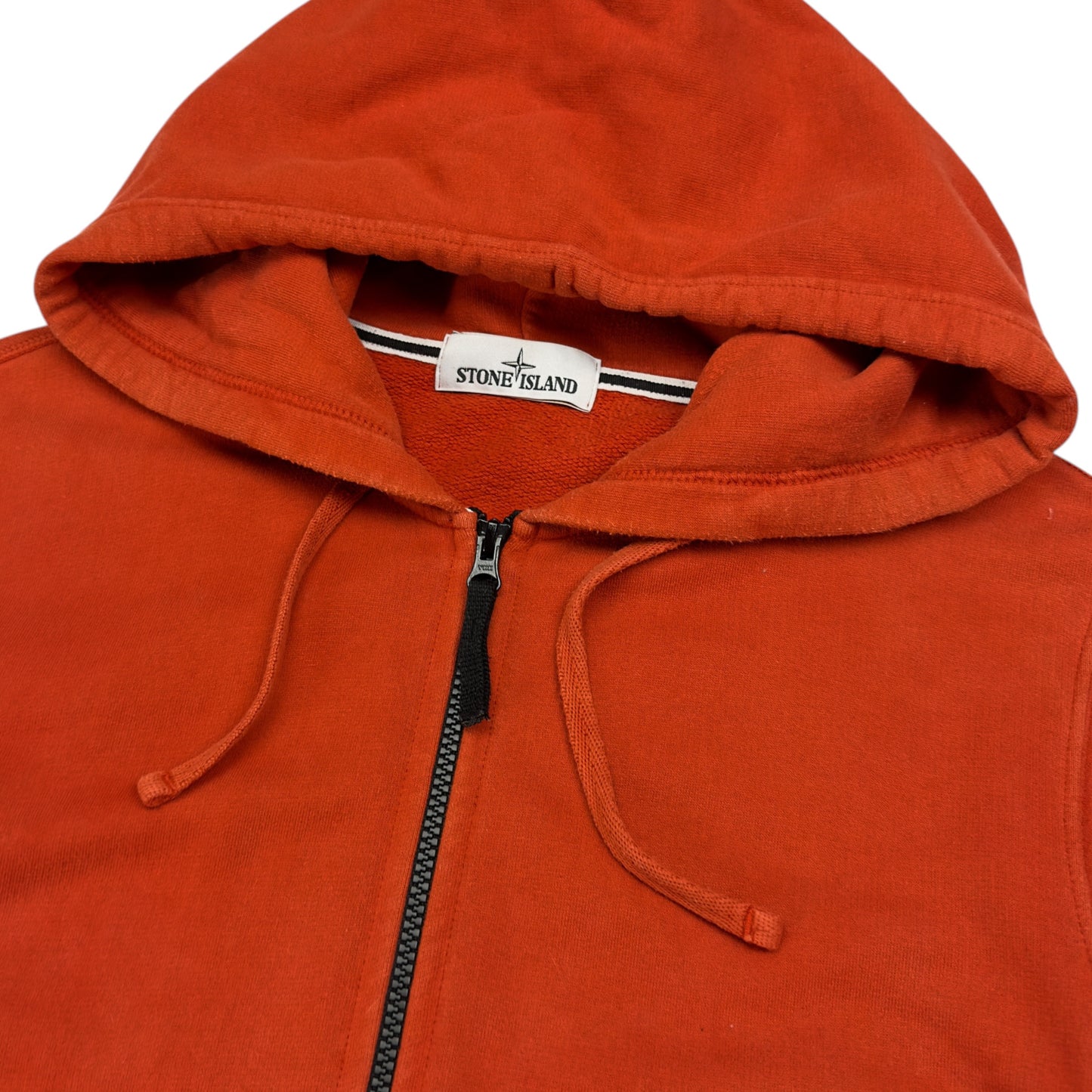 A/W 14 Stone Island Full Zip Hoodie - Orange