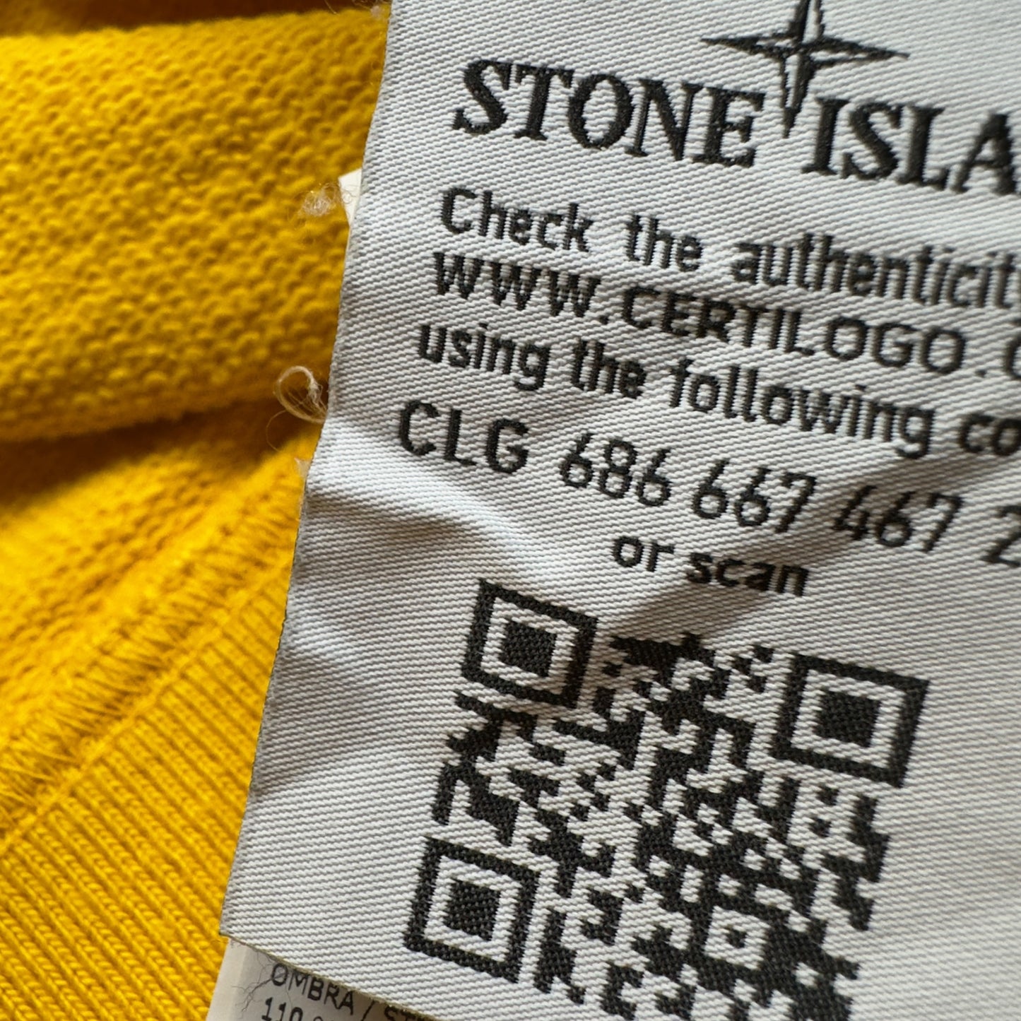 S/S 18 Stone Island Crewneck Sweater - Yellow