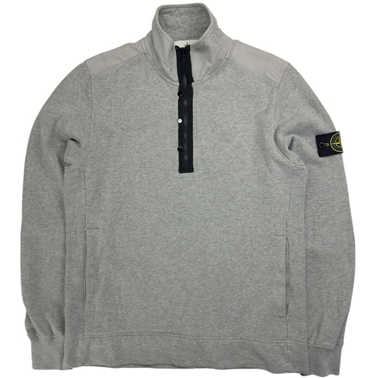 A/W 14 Stone Island Quarter Zip Sweater - Grey