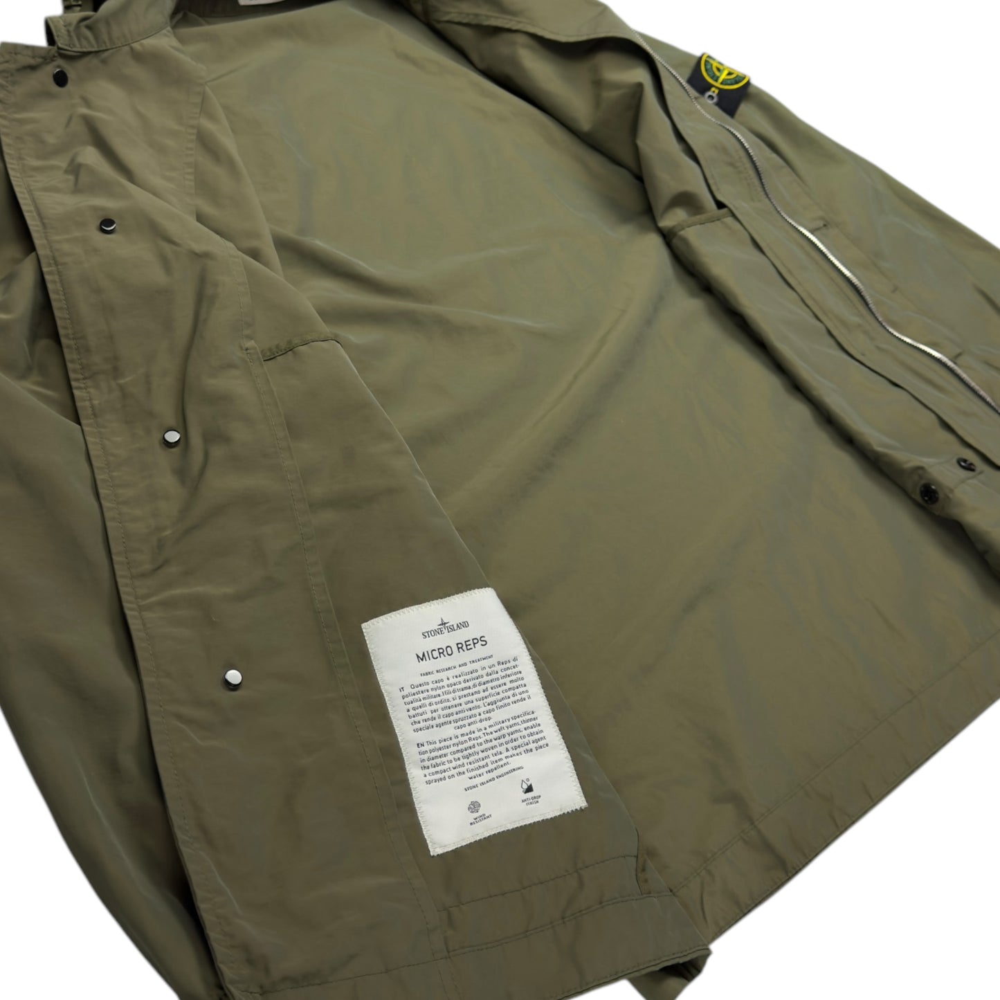 S/S 21 Stone Island Micro Reps Jacket - Khaki