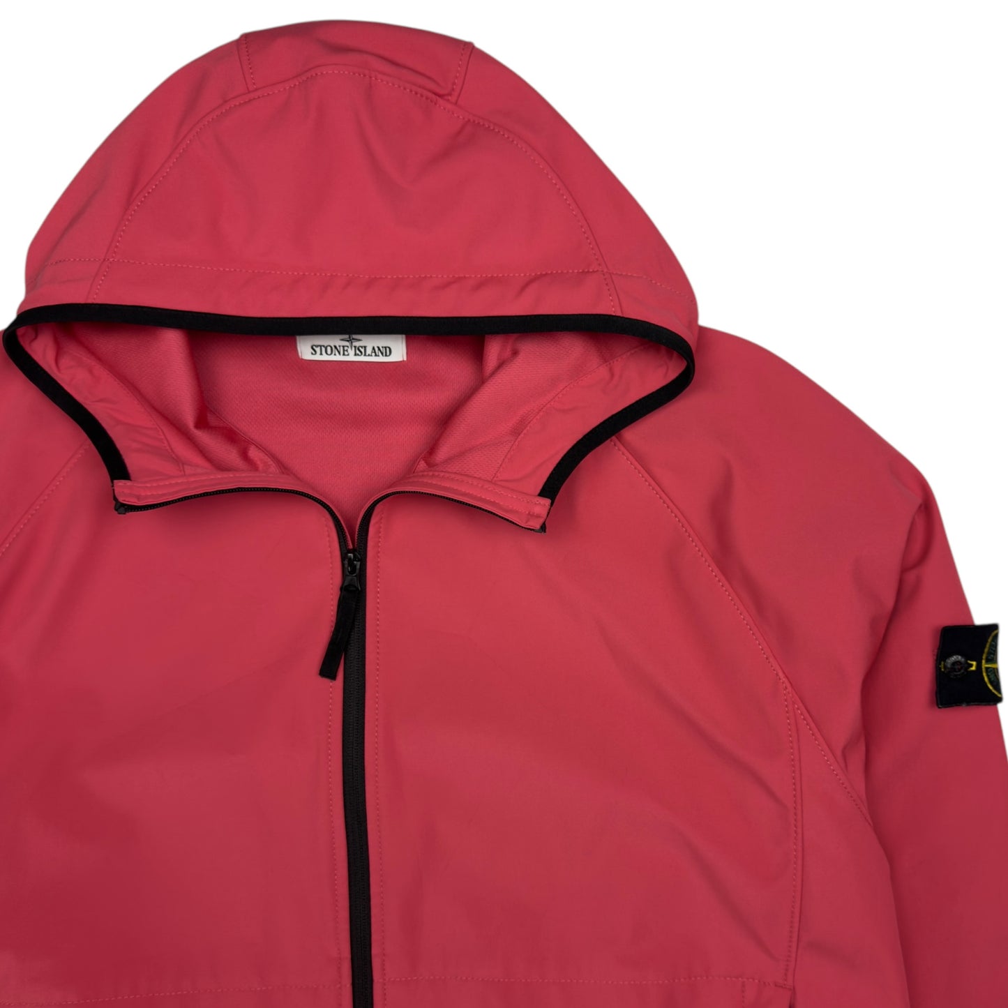 S/S 23 Stone Island Light Soft Shell-R Jacket with e-dye Technology - Pink