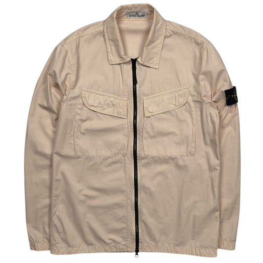 A/W 22 Stone Island Brushed Cotton Overshirt