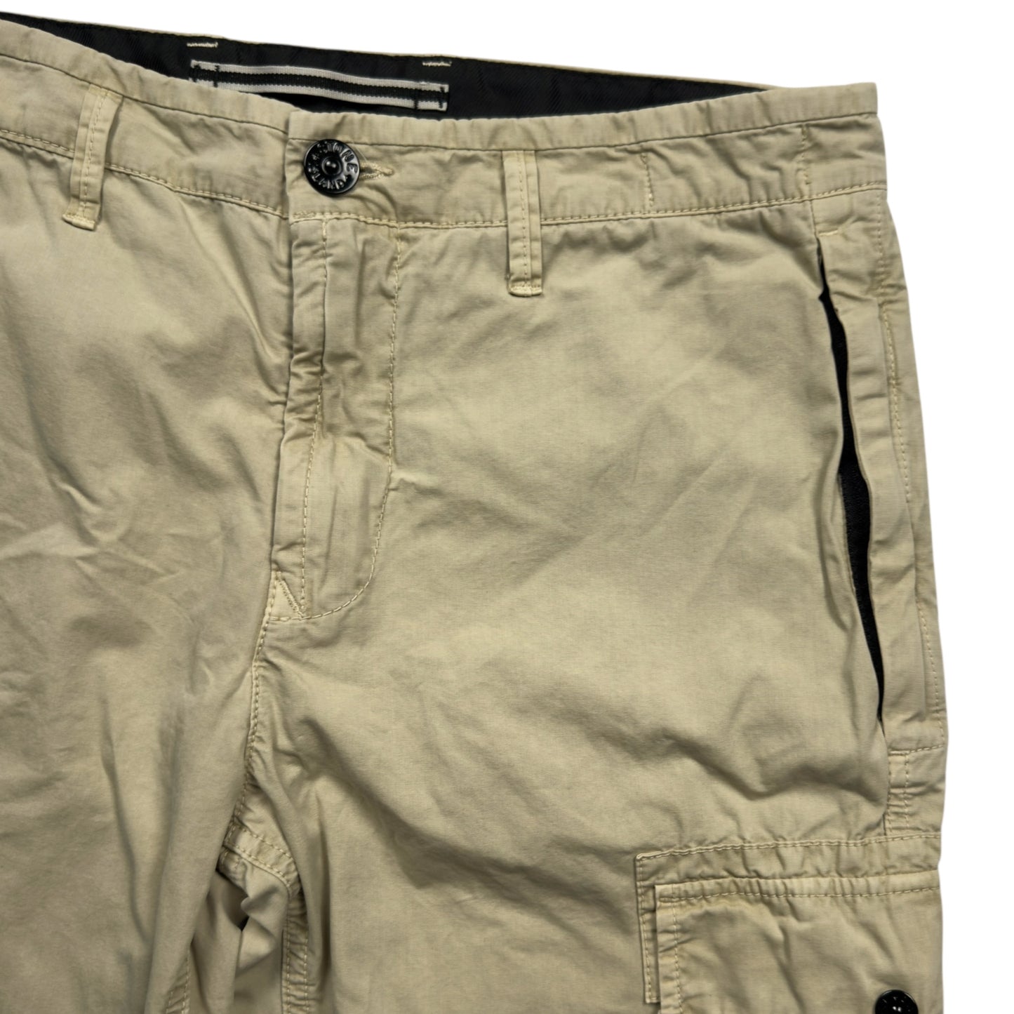 S/S 22 Stone Island Cotton Cargo Shorts 31 SL