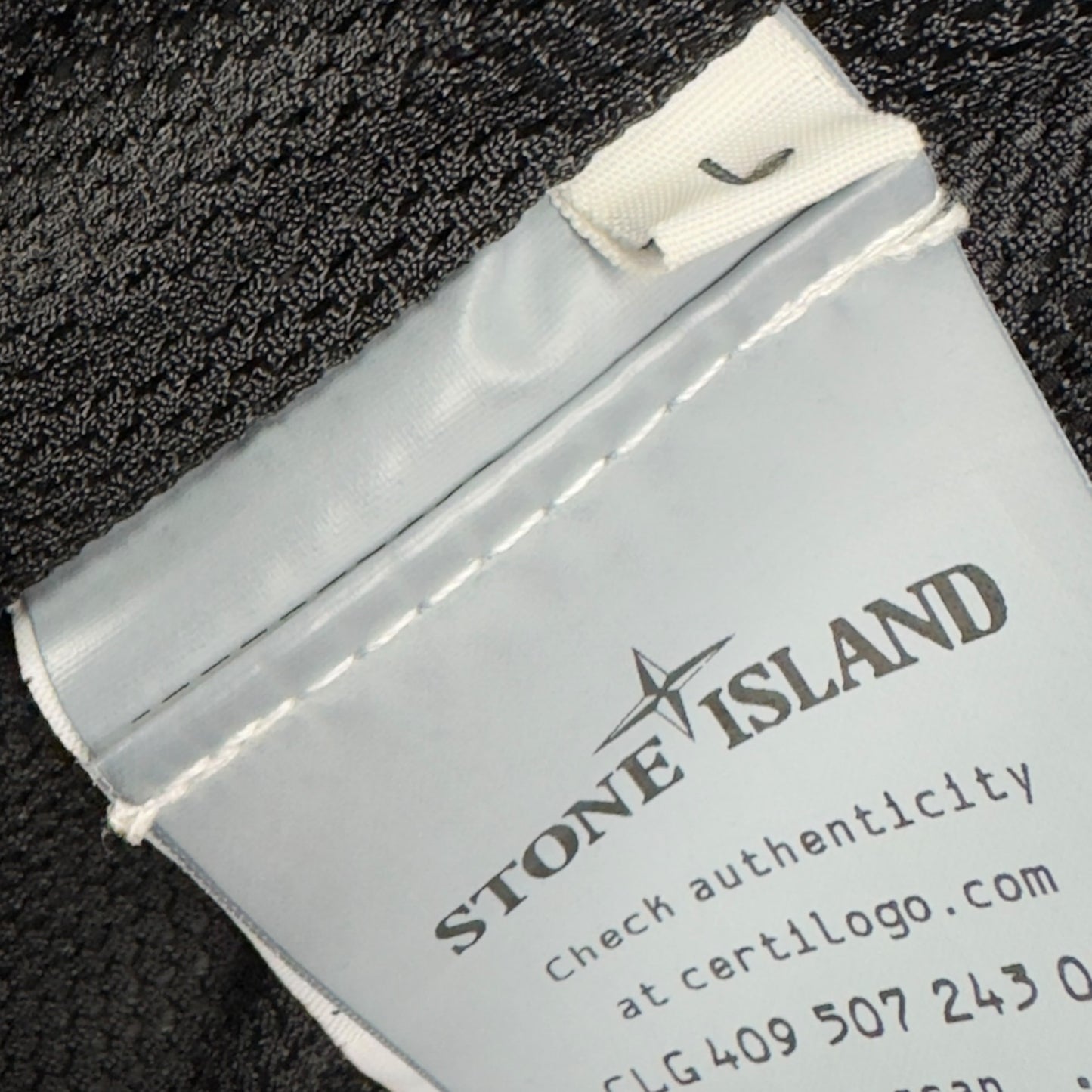 S/S 24 Stone Island Crinkle Reps R-NY Jacket - Black